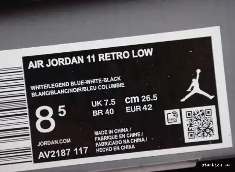 Jordan Blue AV2187-117 Air AV2187-117 Legend Low Retro 11 0605